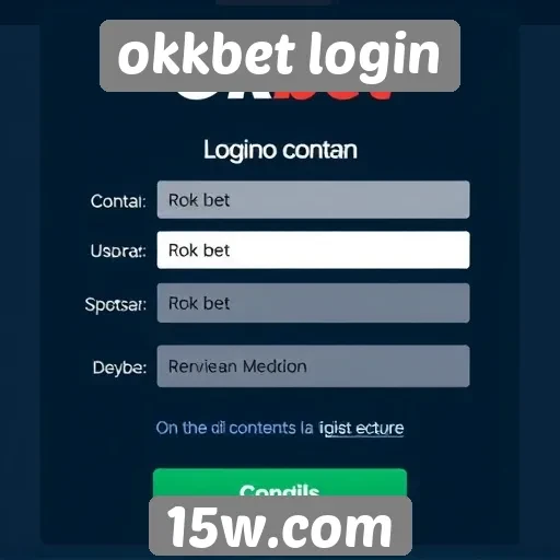 Como criar uma conta no okkbet login